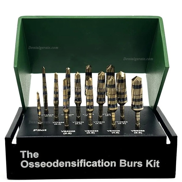 13 teile/satz Dental Osseodensification Bohrer und Oberkiefer Sinus Lift Bohrer Kit